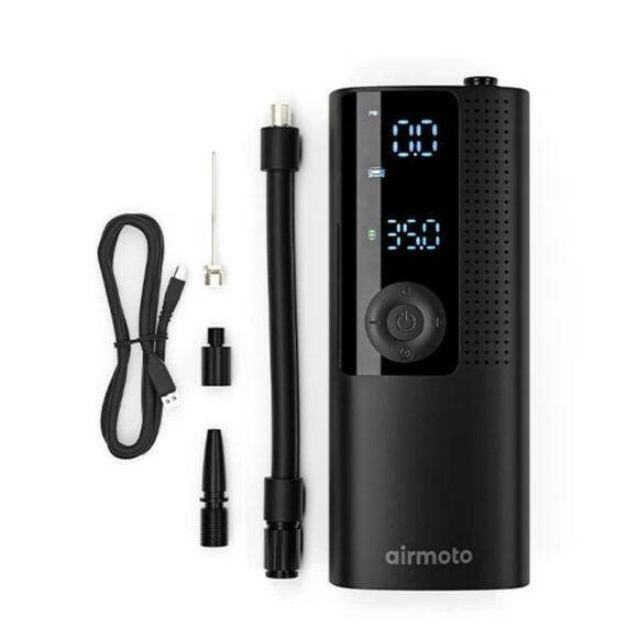 Airmoto Smart Tire Inflator Portable Air Compressor Cordless Air Pump - Picture 1 of 9